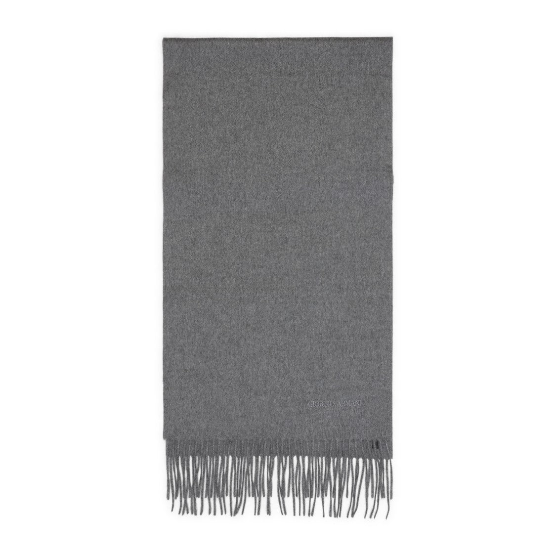 Giorgio Armani Grey Cashmere Scarf