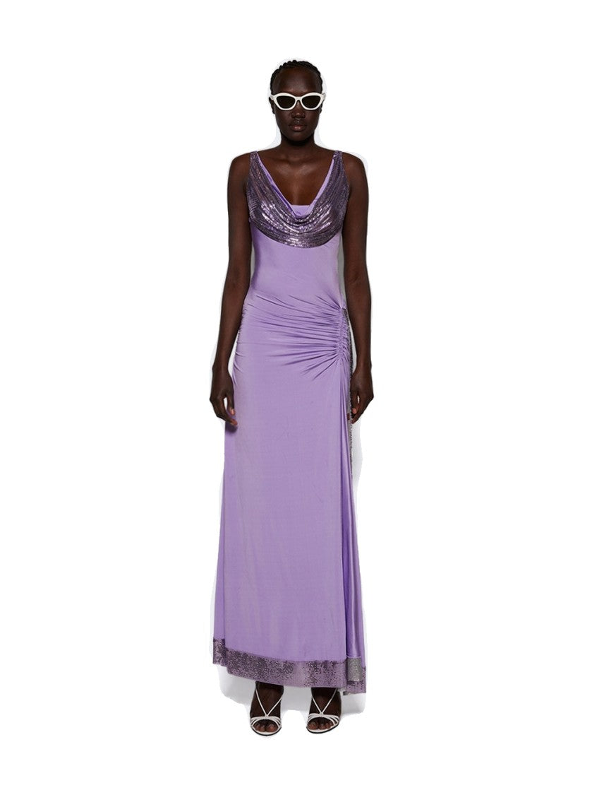 Rabanne Long Dress Lavender