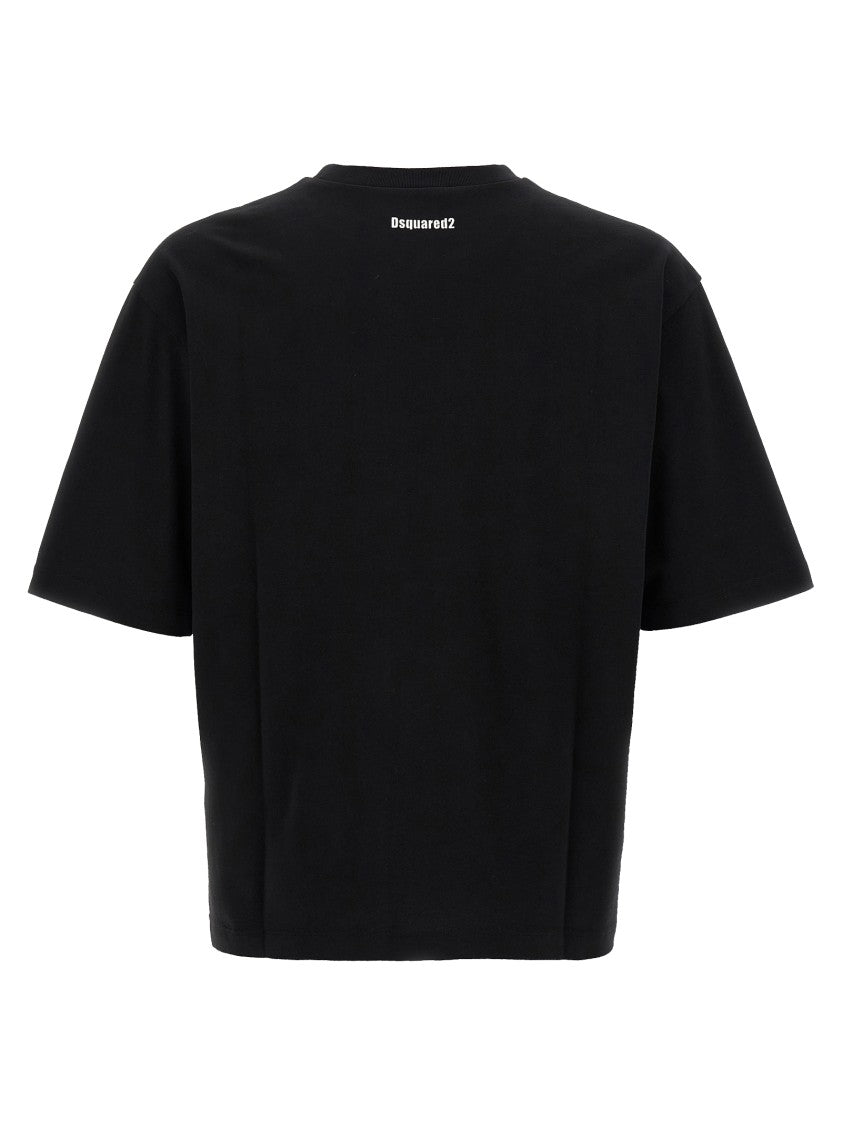 Dsquared2 Bold Print Cotton Jersey T-Shirt