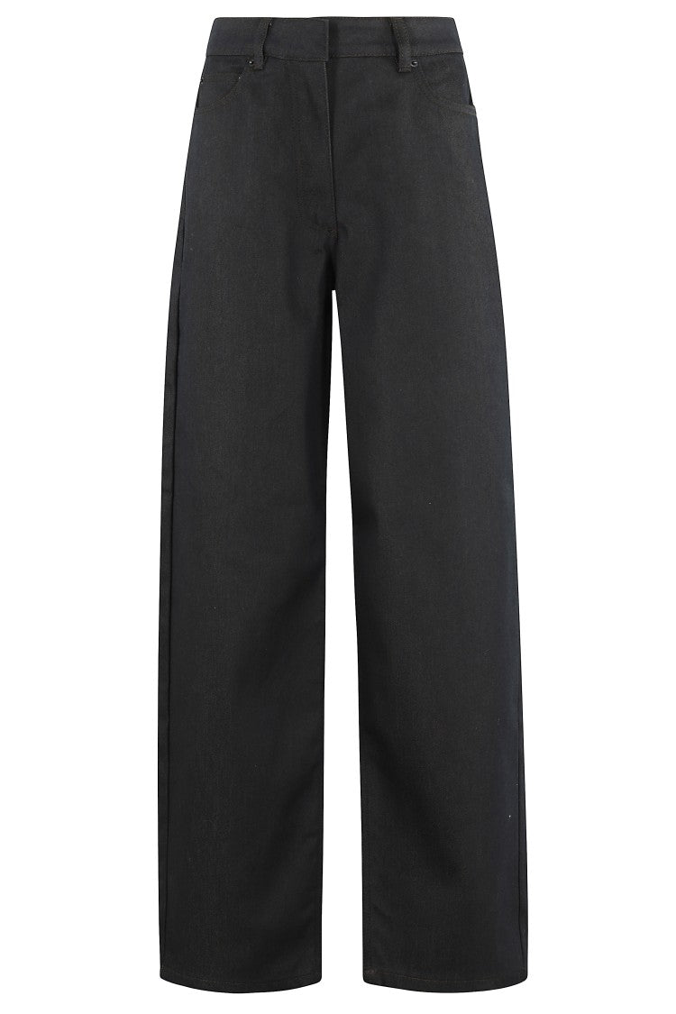 Remain Espresso Cocoon Denim Pants With Hidden Closure