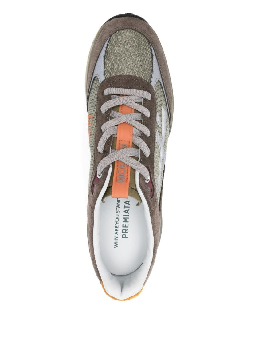 Premiata Premiata Gray Sneakers With Suede