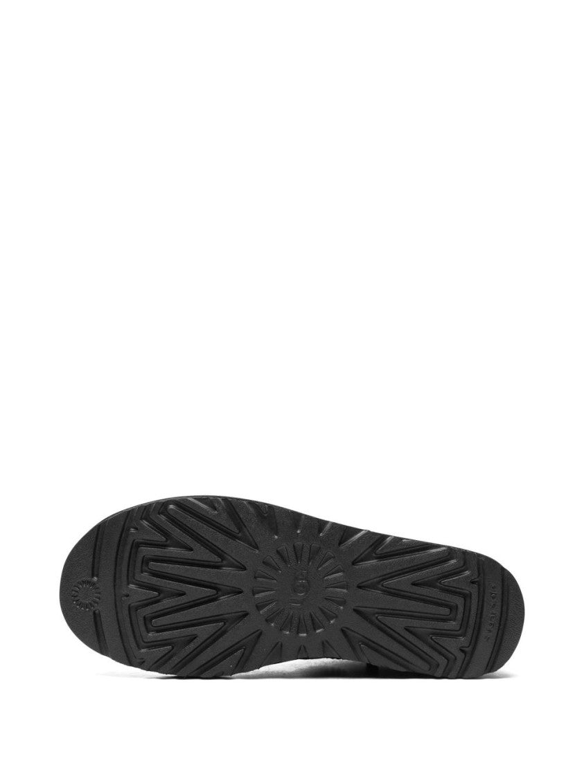 Ugg Calf Suede Boots With Shearling Appliqué