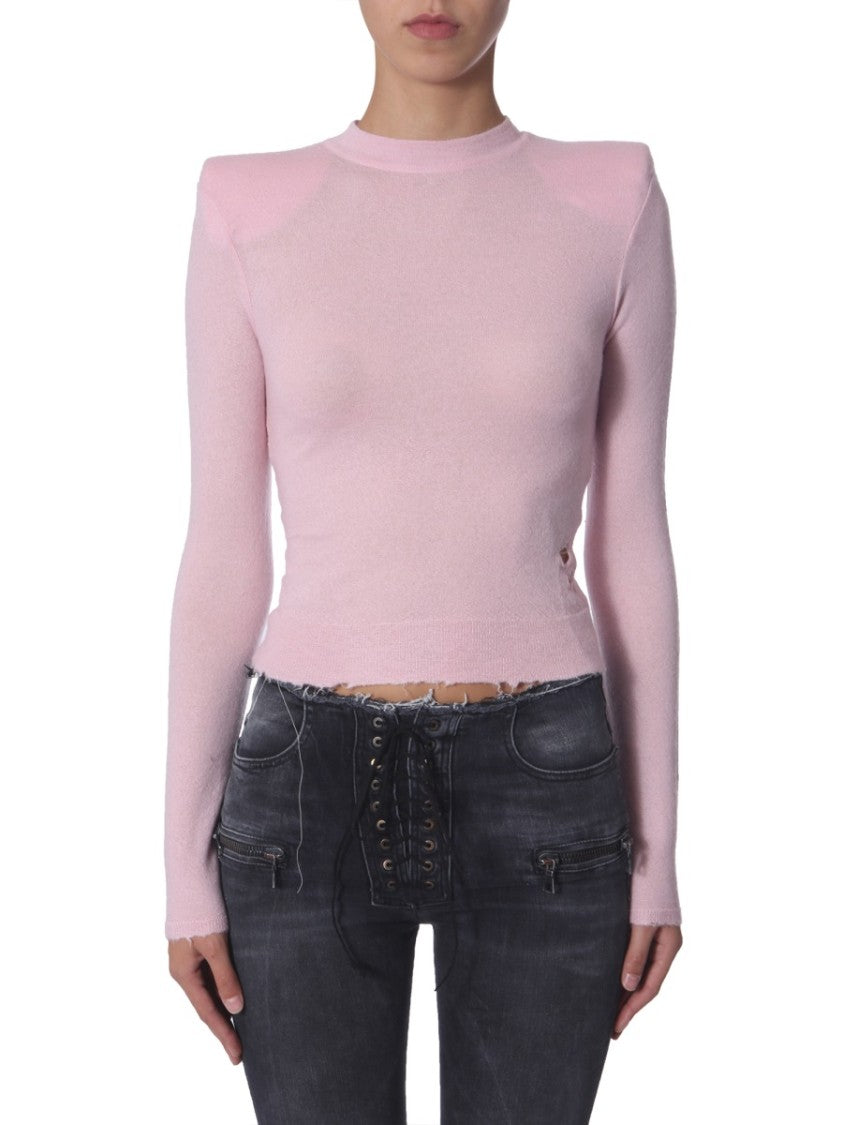 Unravel Project Fitted Long-Sleeve Sweater
