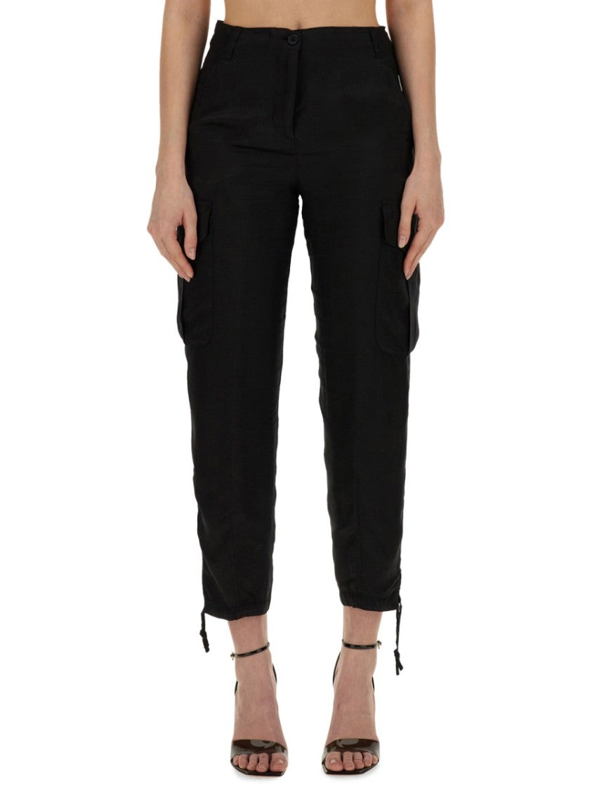 Aspesi Regular Fit Cargo Pants With Adjustable Hems And Side Pockets
