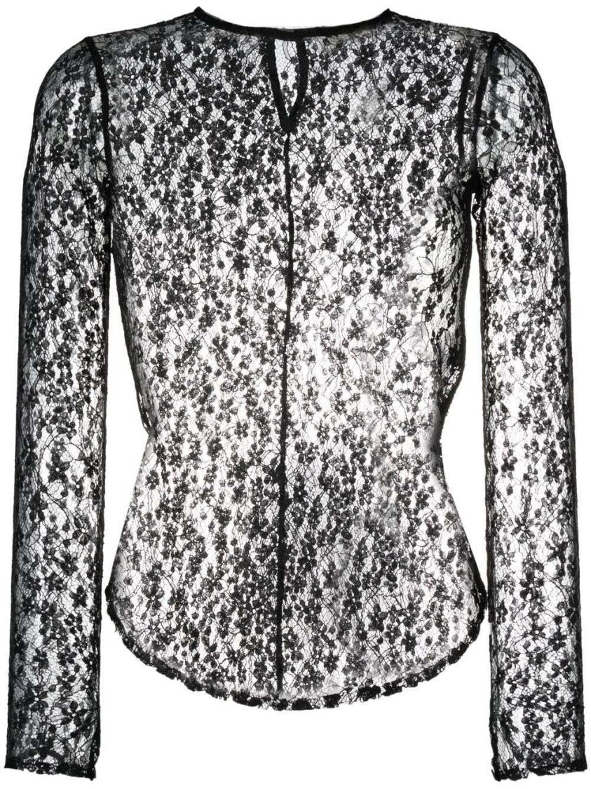 Isabel Marant Long-Sleeved Lace Top