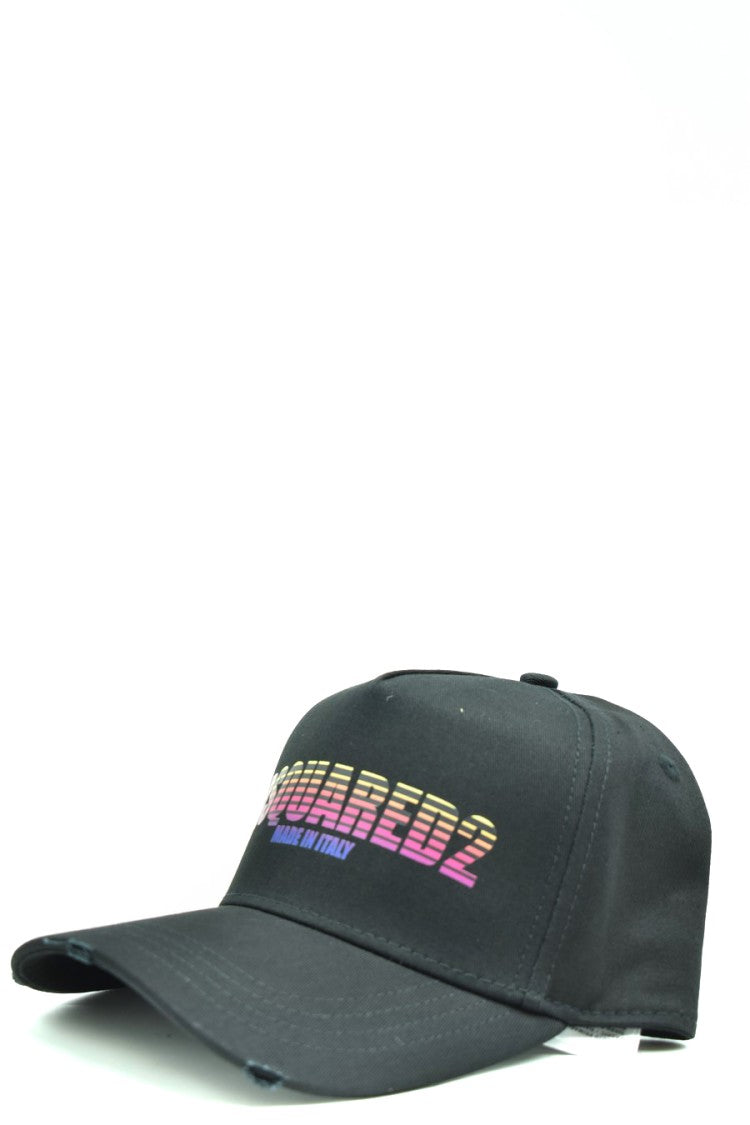 Dsquared2 Black Cotton Hat