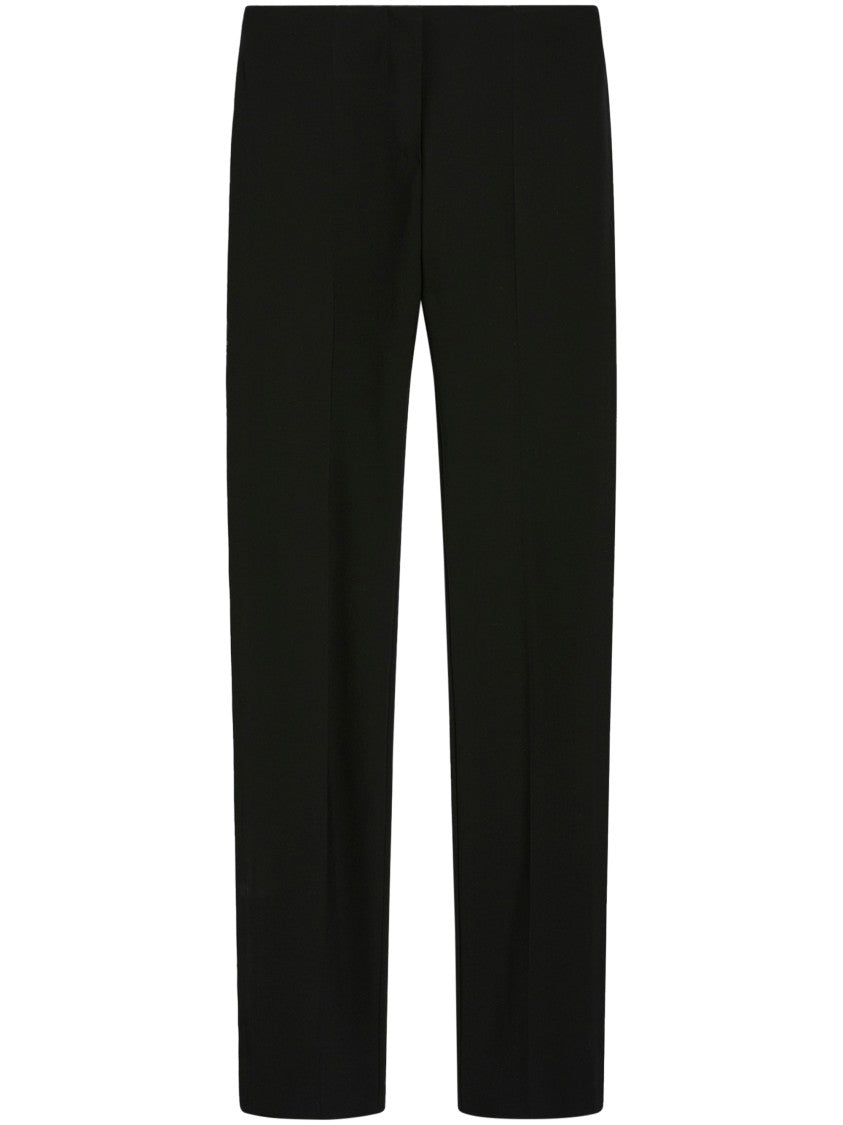 Max Mara Tailored Black Trousers With Classic Straight-Leg Cut