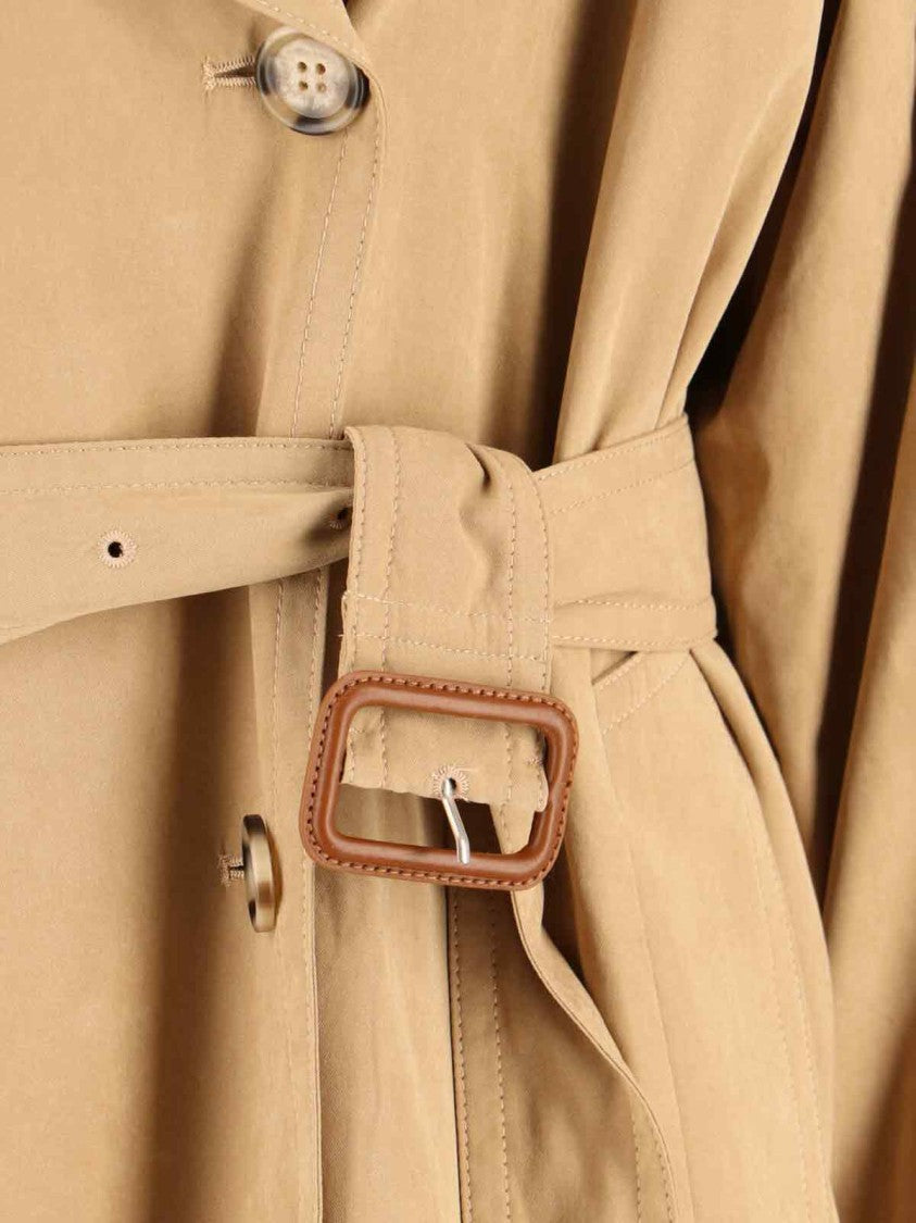 Isabel Marant Long Belted Double-Breasted Jacket With Sophisticated Cuffs