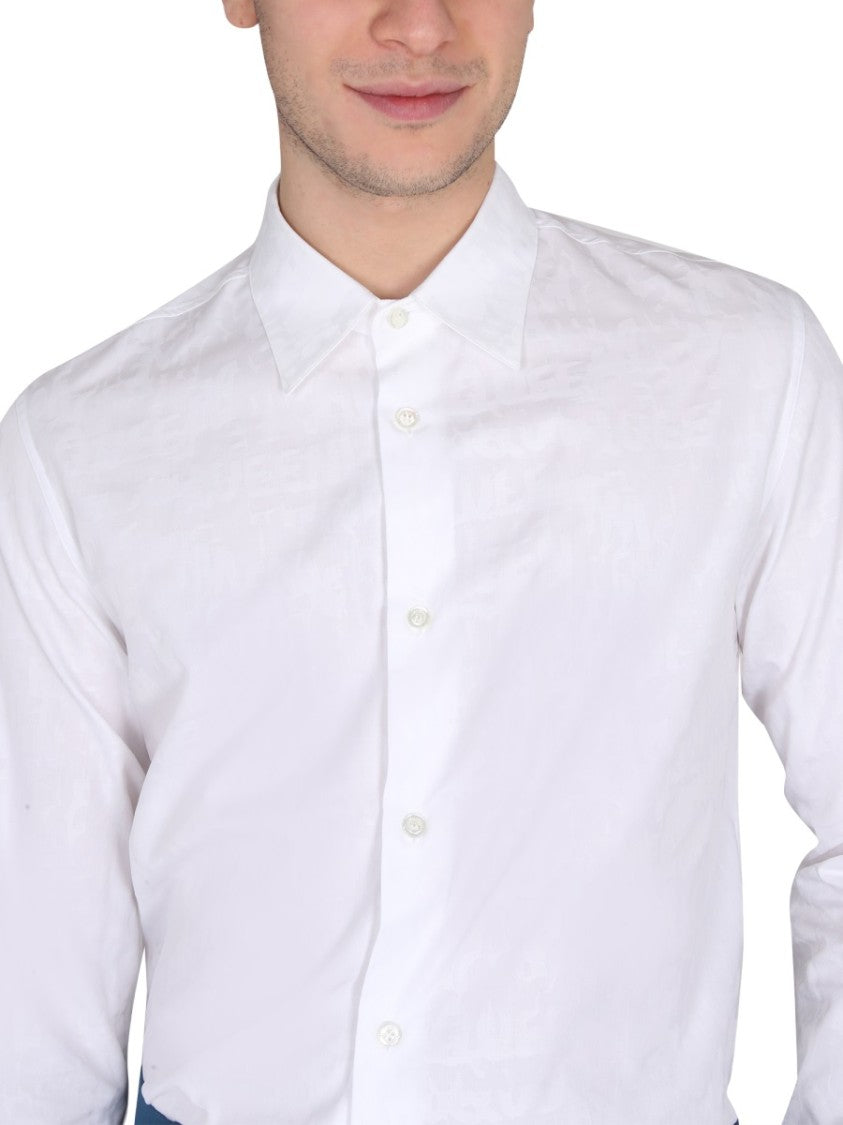 Alexander Mcqueen Graffiti Logo Shirt