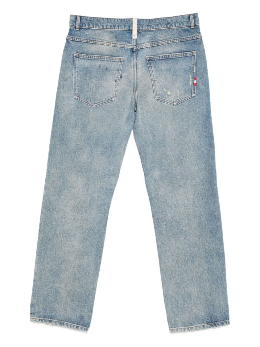 Amish Straight-Leg Classic Denim Jeans With Timeless Styling