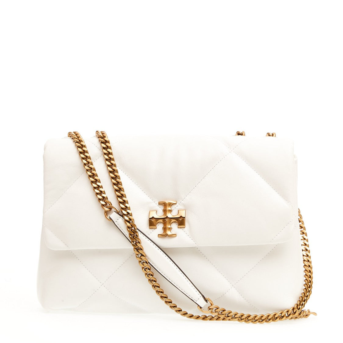 Tory Burch White Convertible Shoulder Bag