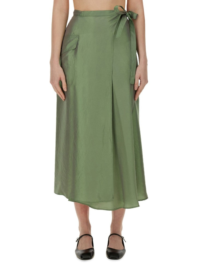 Aspesi Wrap Design Skirt