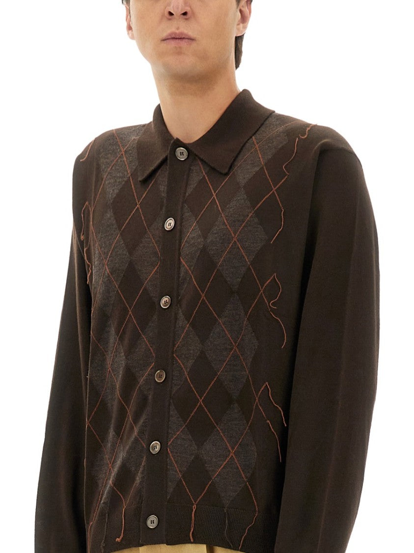 Our Legacy "Pub Argyle" Polo Shirt