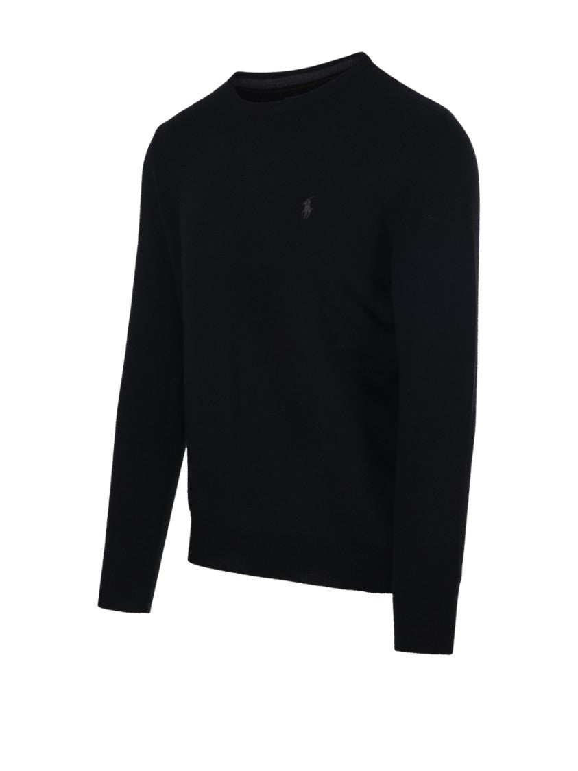 Polo Ralph Lauren Round Neck Black Sweater