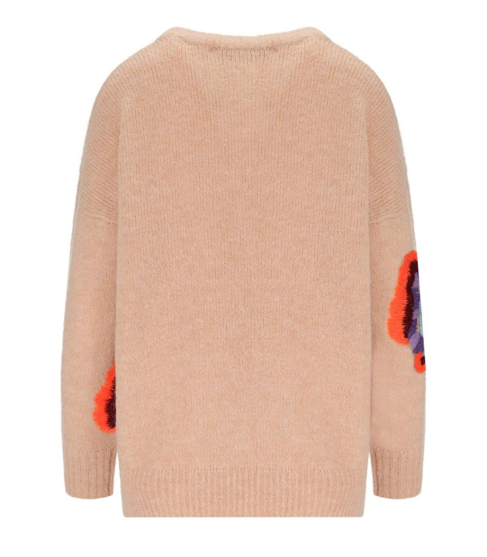Essentiel Antwerp Impossibile1 Pink Crewneck Sweater