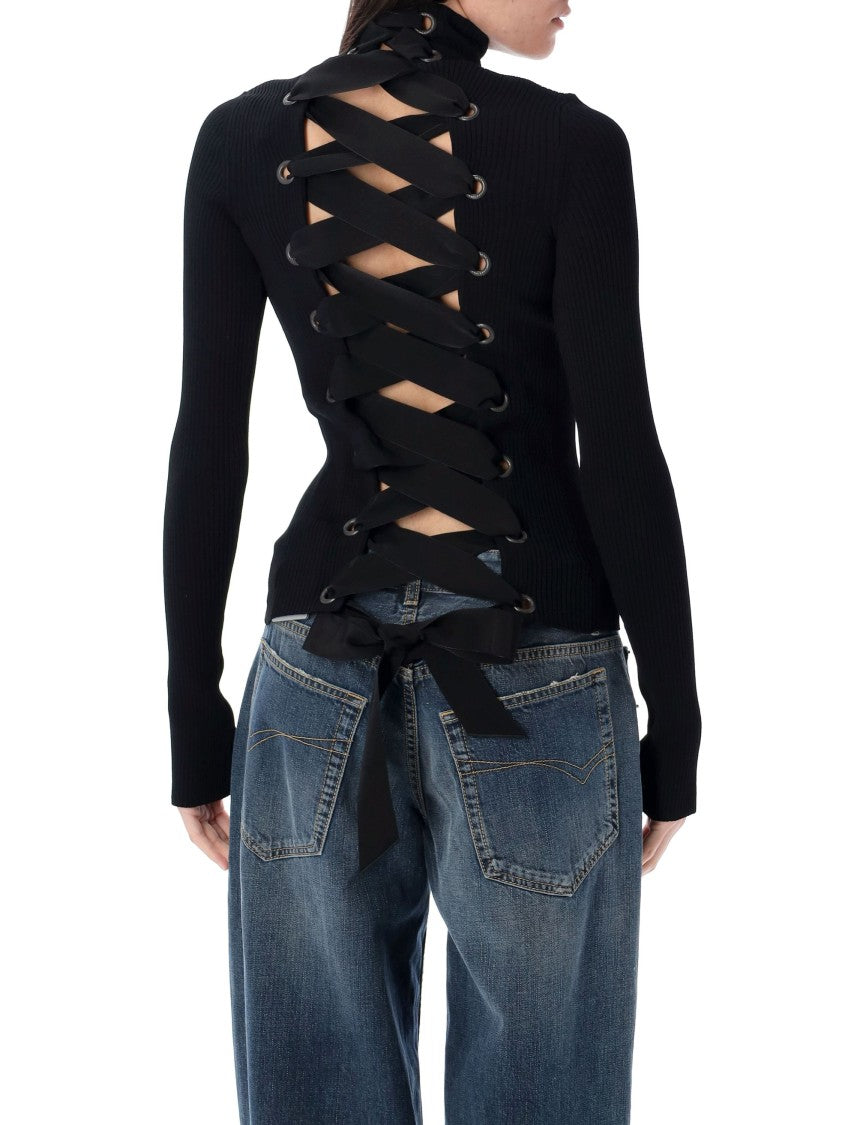 Balenciaga Fitted Ribbed Turtleneck