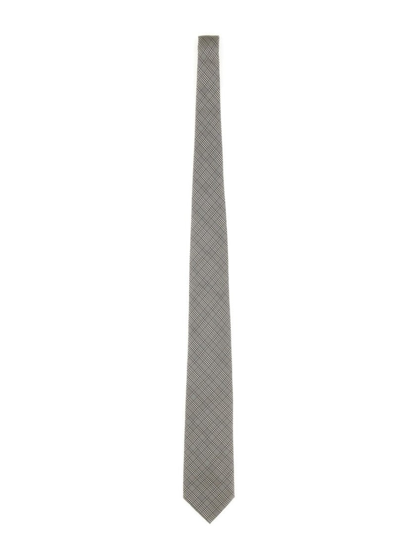 Tom Ford Sophisticated Check Pattern Silk Tie