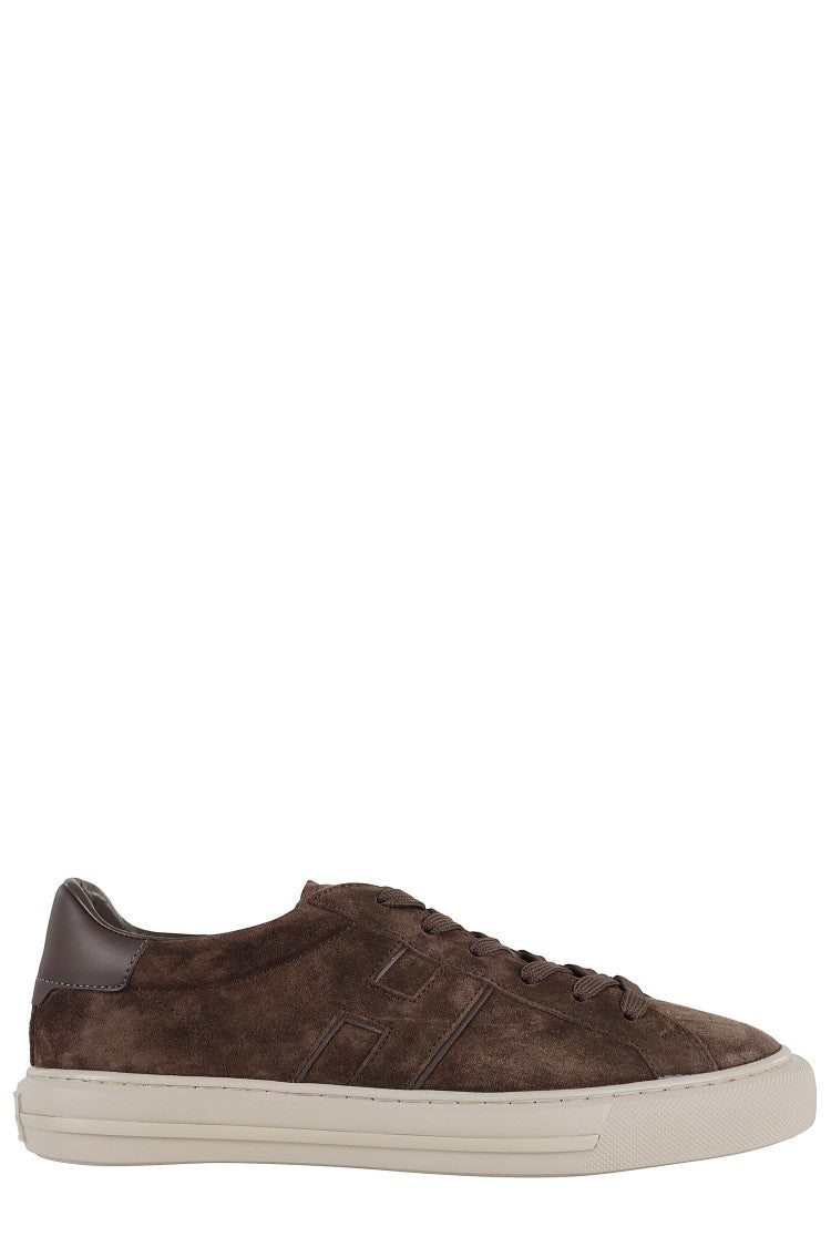 Hogan H691 Lace-Up Sneakers With Suede Upper And Memory Foam Comfort