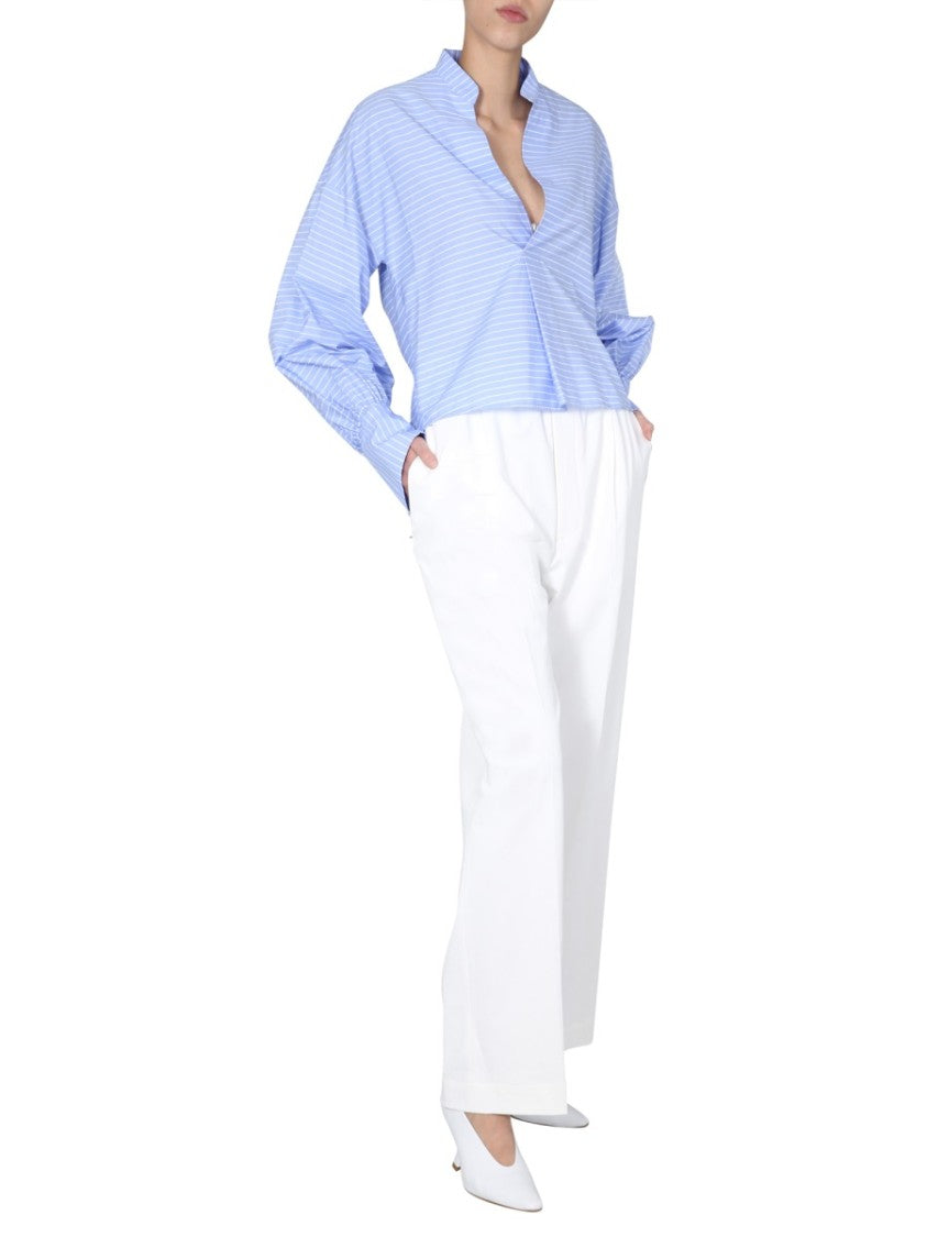 Jejia Lightweight Wide Trousers With Elasticated Waistband