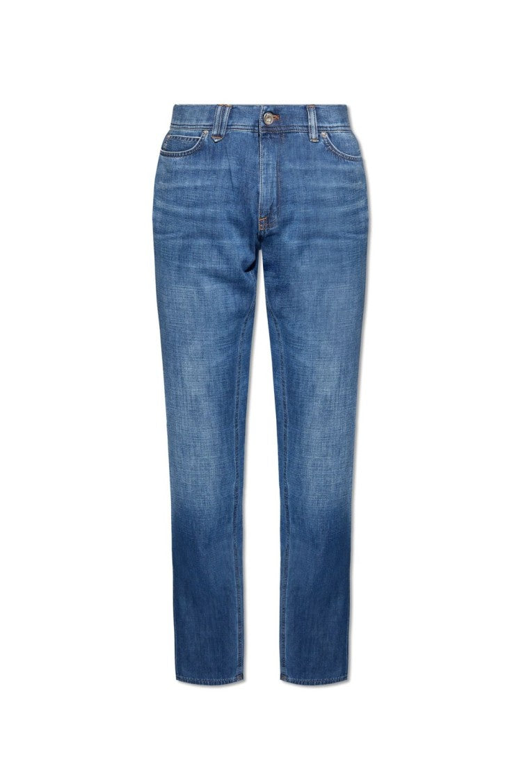 Brioni Straight Jeans With Classic Cut