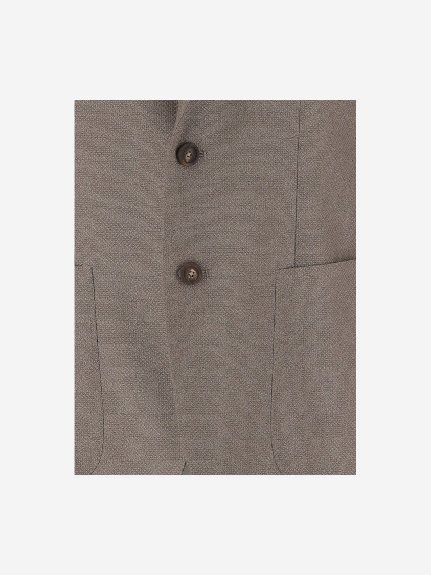 Tagliatore Single Breasted Wool Jacket