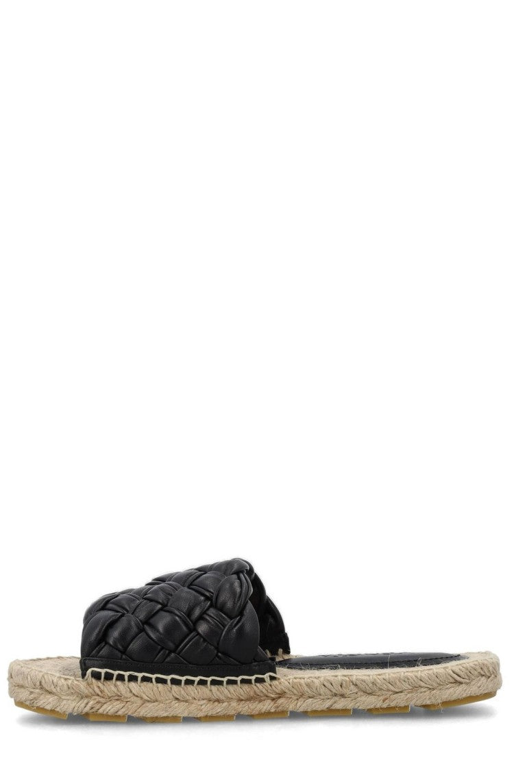 Bottega Veneta Brown Lamb Leather Sandal With Minimalist Design