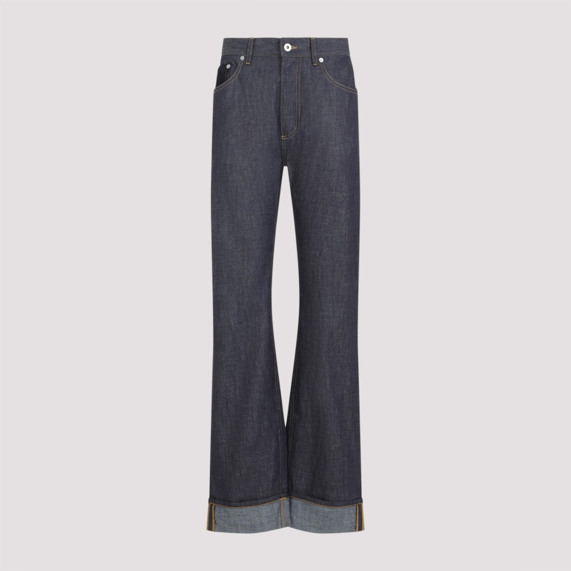 Bottega Veneta Intrecciato Pocket Blue Cotton Jeans