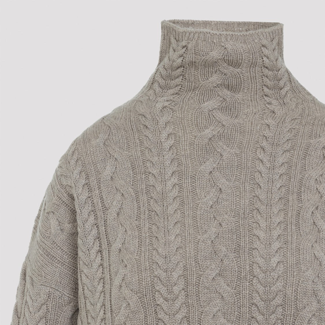 Max Mara Genova Beige Wool Pullover