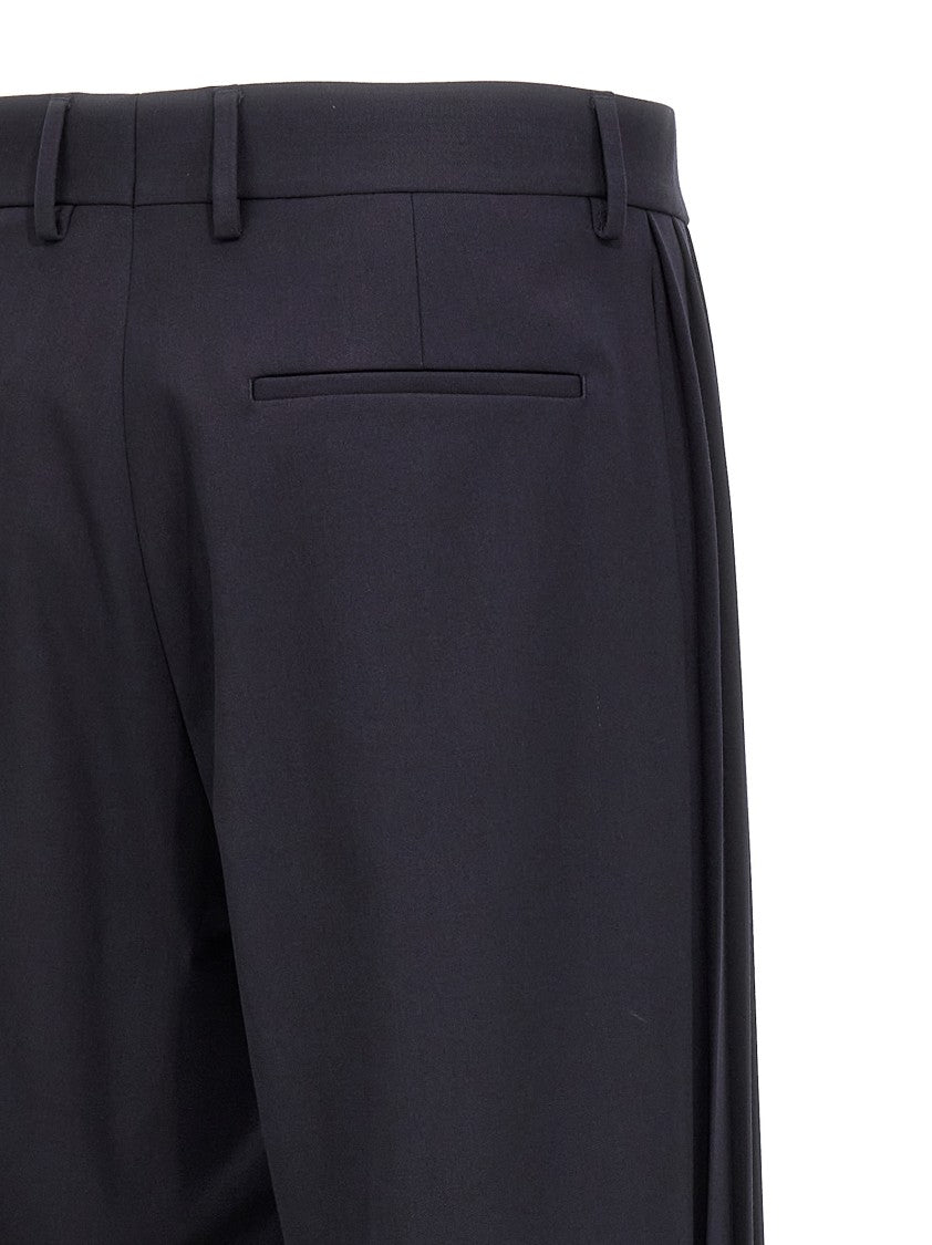Fendi Wool Crêpe Blend Pants