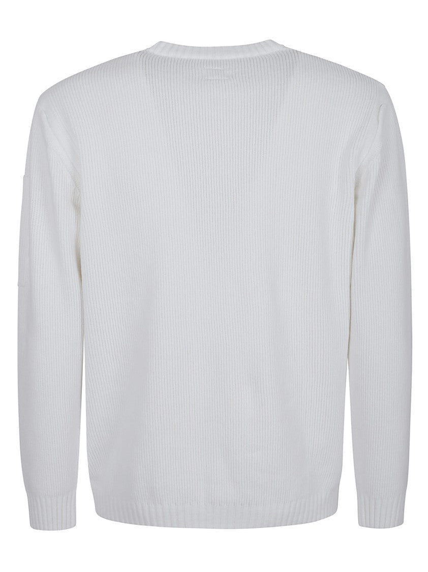 C.P. Company Knitwear Crew Neck In Chenille Cotton