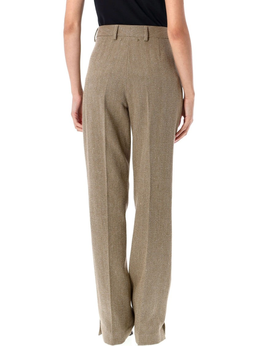 Golden Goose Relaxed Pant Harringbone Wool