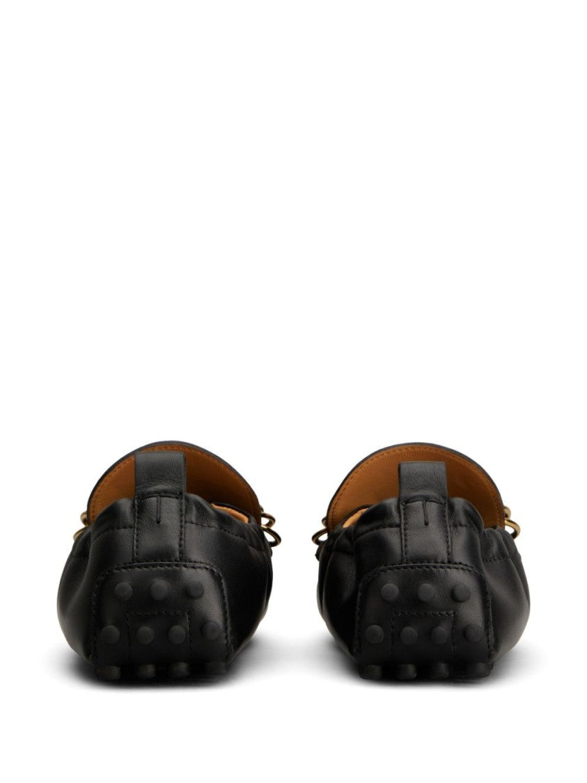 Tod's Slip-On Shoes With Striking Ring Embellishment