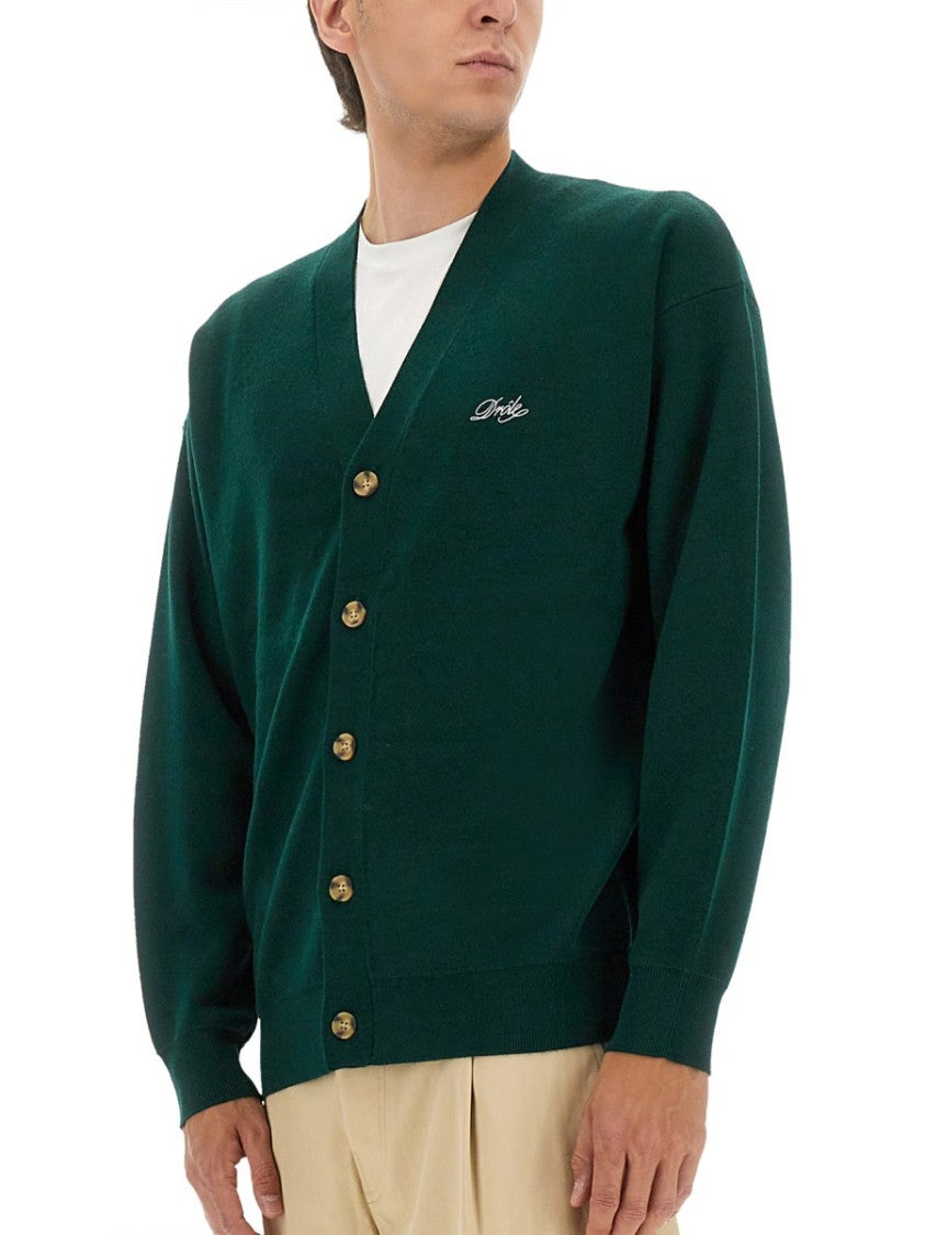 Drôle De Monsieur Classic V-Neck Cardigan