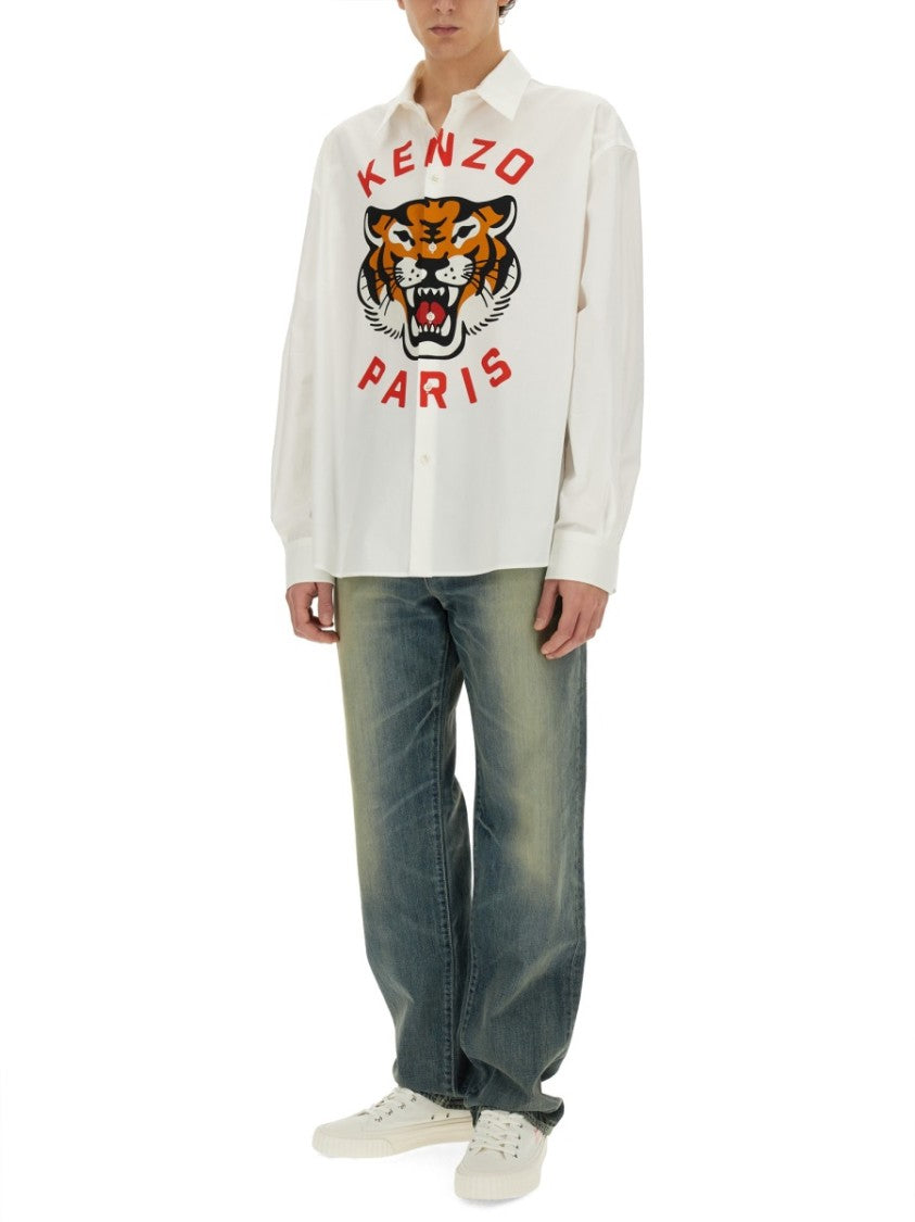 Kenzo  'Creations' Asagao Straight Jeans