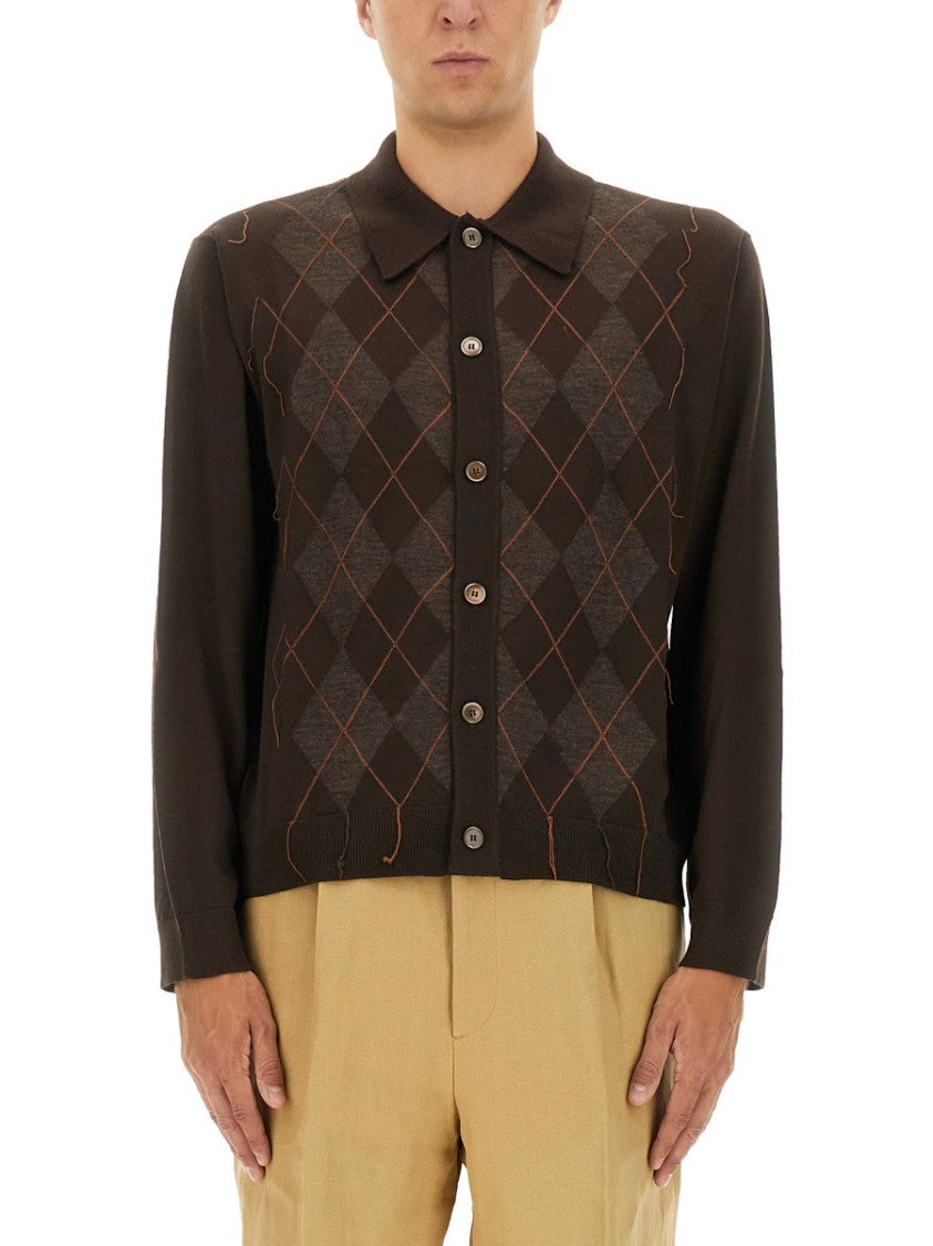 Our Legacy "Pub Argyle" Polo Shirt