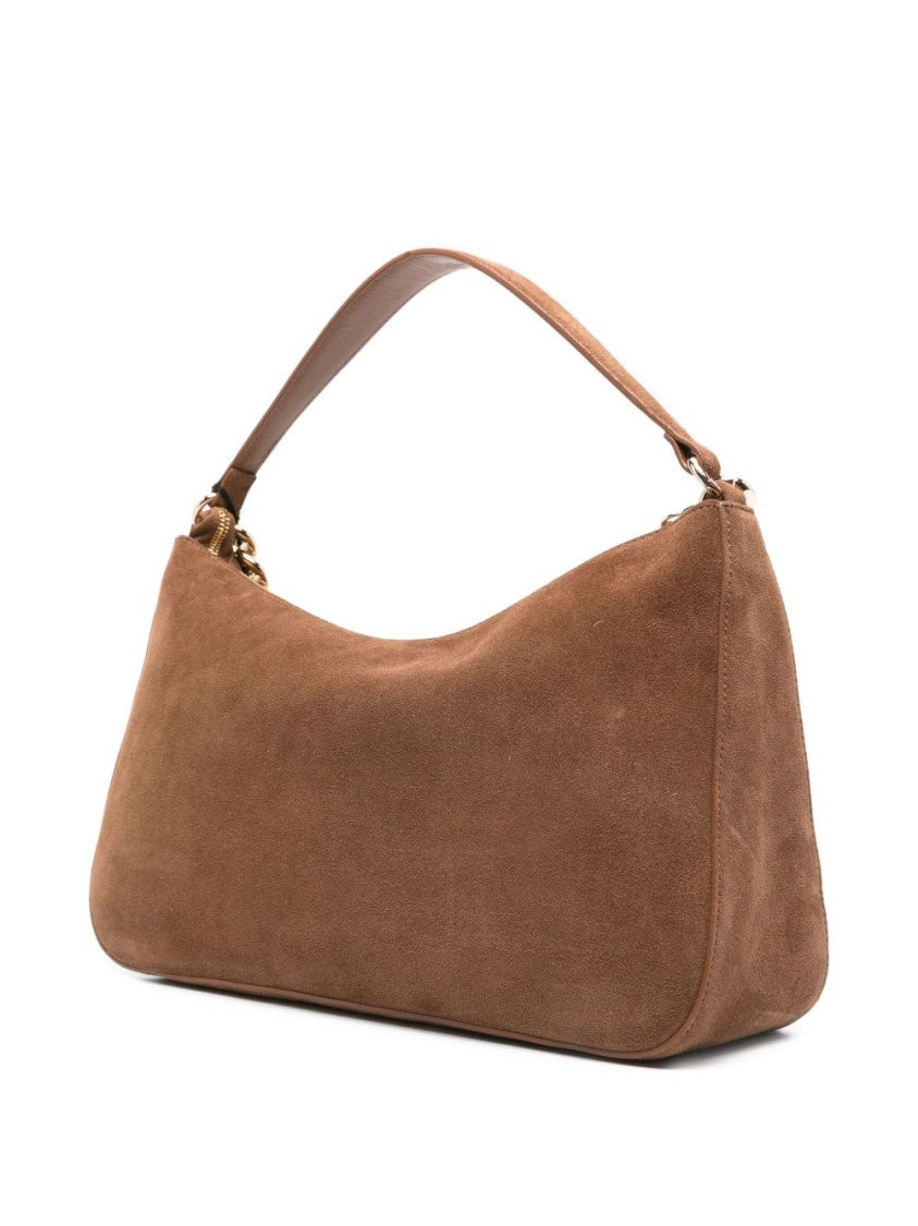 Twin-Set Brown Leather Shoulder Bag