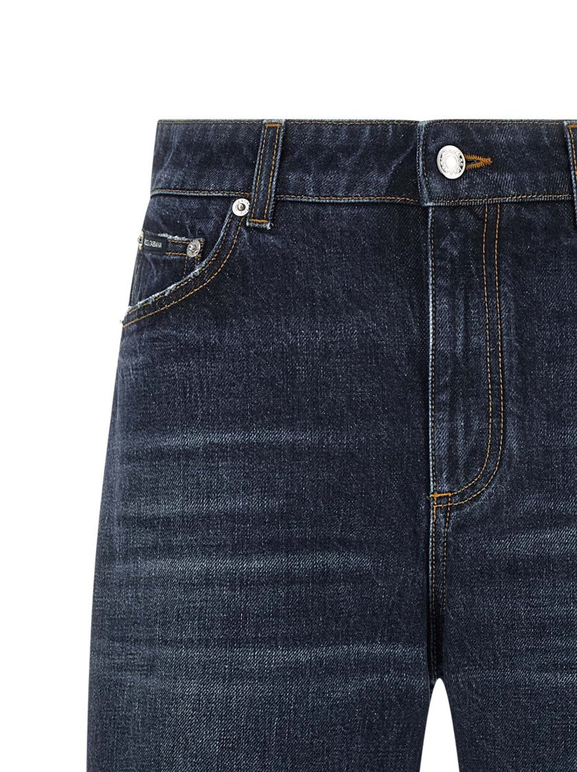 Dolce & Gabbana Logo Tag Jeans