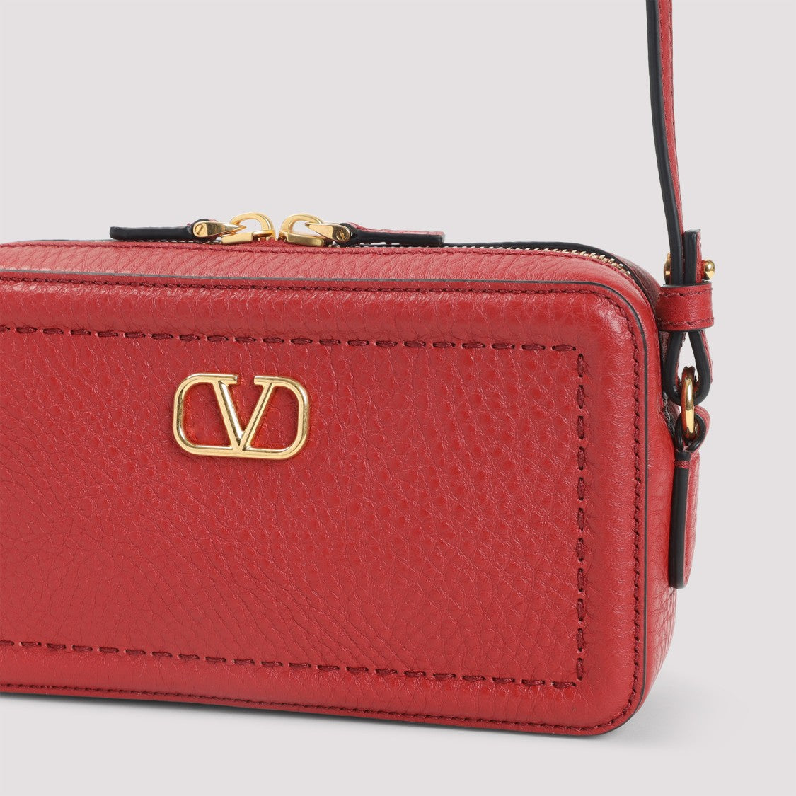 Valentino Garavani Textured Leather Crossbody Bag
