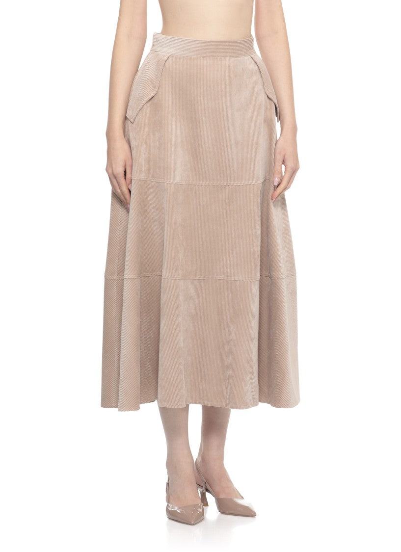 D. Exterior Corduroy Skirt