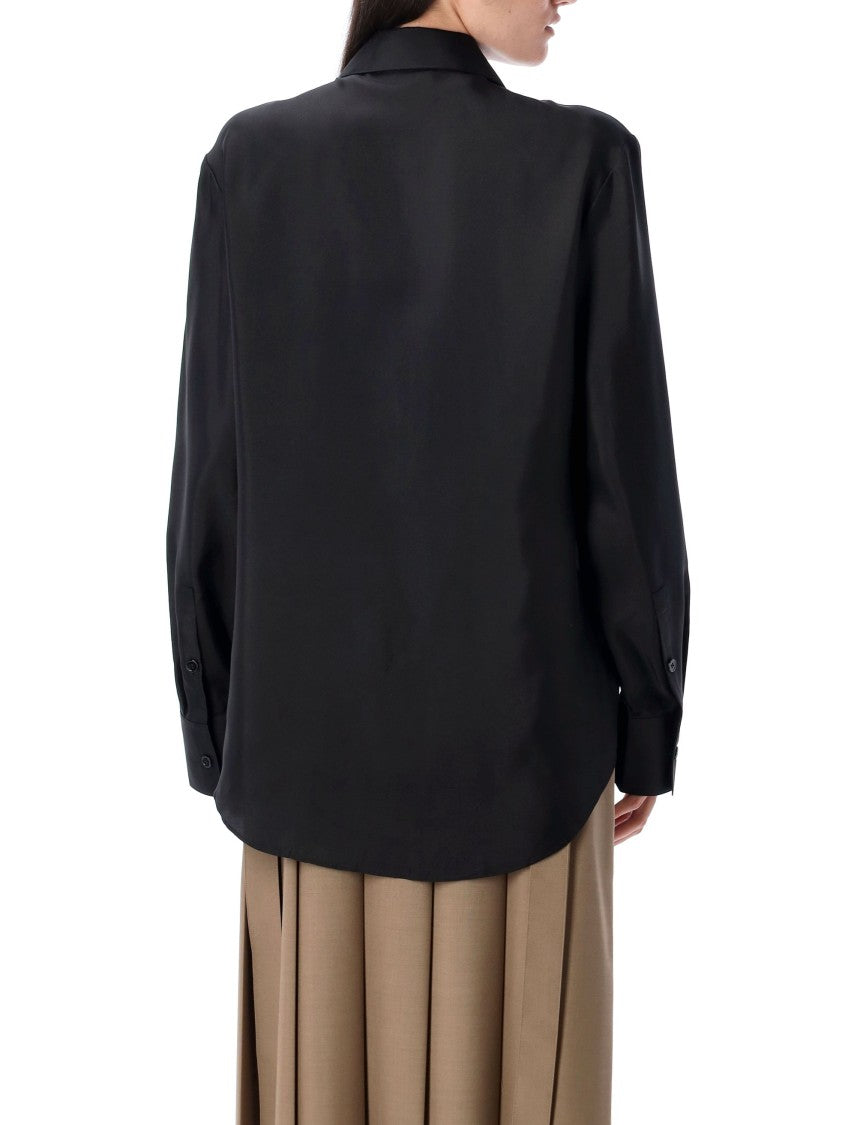 Róhe Silk Knotted Shirt