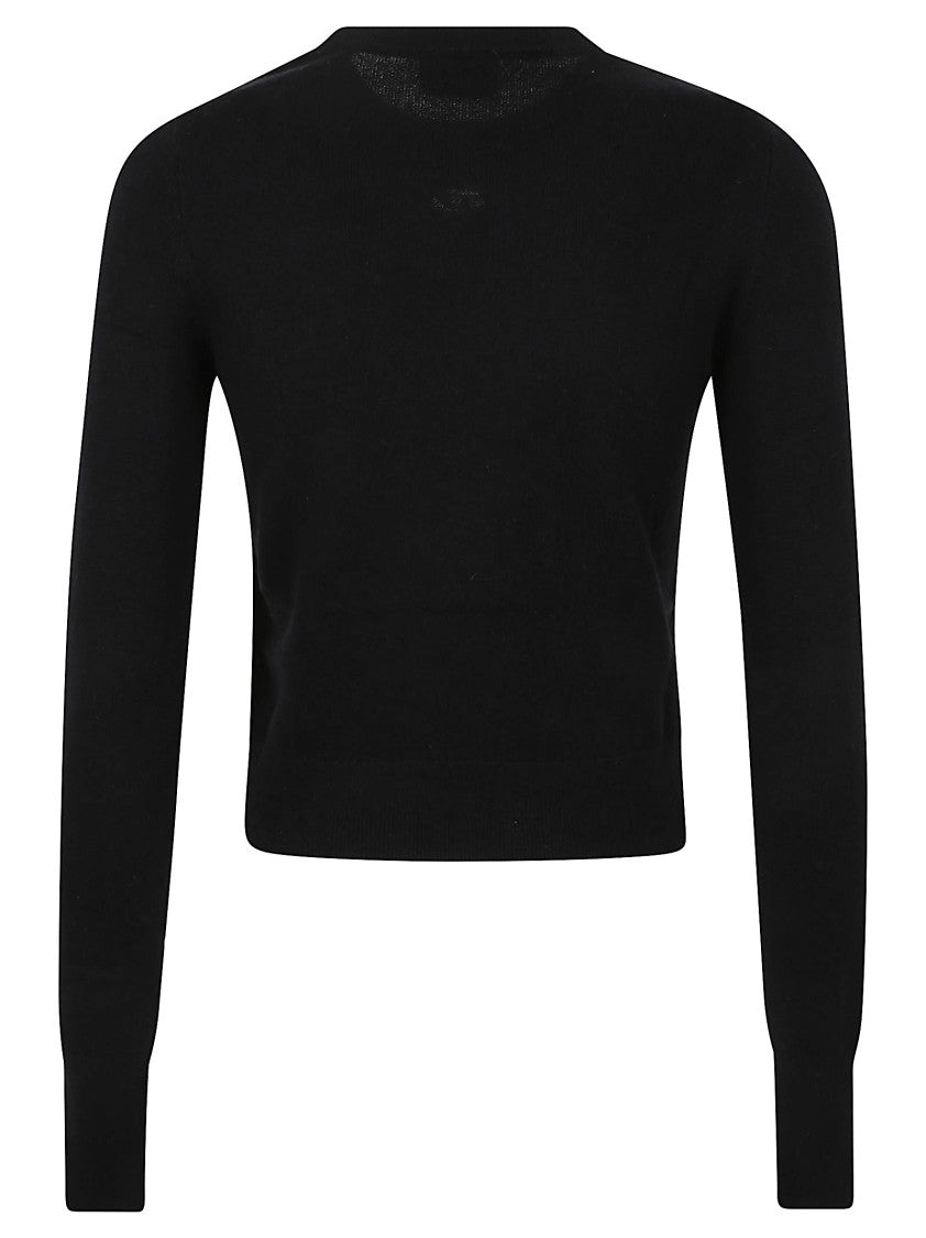 Diesel Cropped Black Sweater