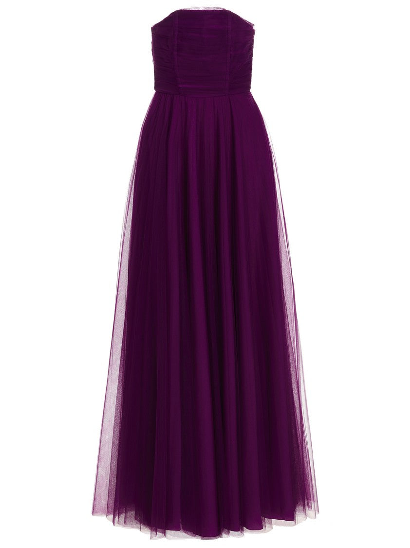 19:13 Dresscode Long Tulle Dress With Pleated Skirt