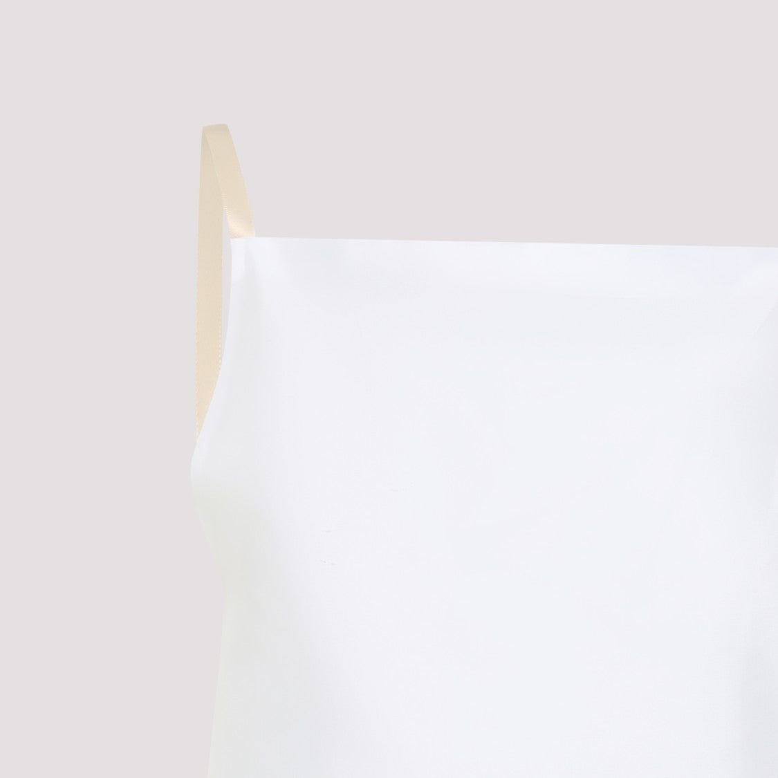 Carven Spaghetti Strap Top In Soft Polyester-Silk Blend