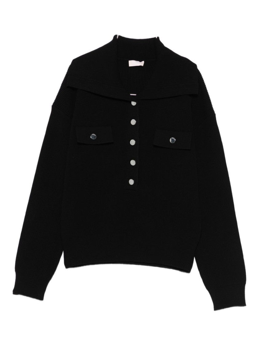 Liu Jo Ribbed Knit Sweater