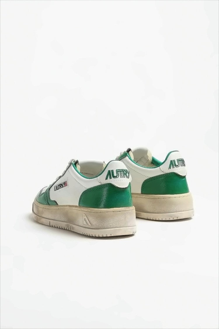 Autry Low-Top Sneakers With Leather Overlays And Perforated Detailing