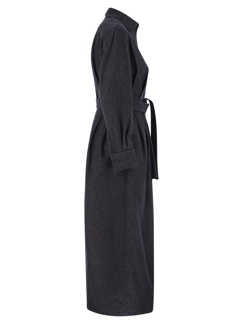 Max Mara Aller - Denim-Effect Chemise Dress