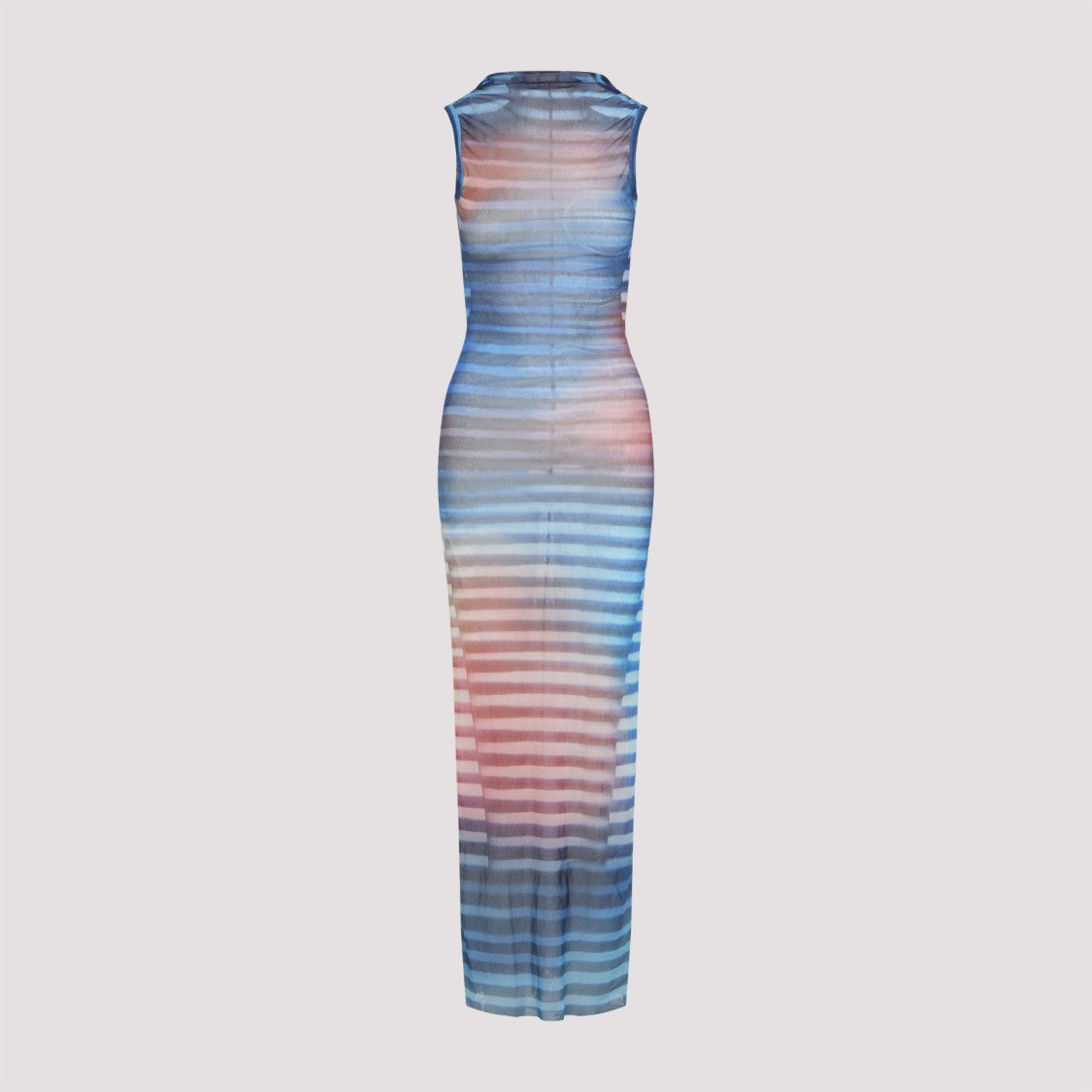 Jean Paul Gaultier Bold Multicolor Mesh Dress
