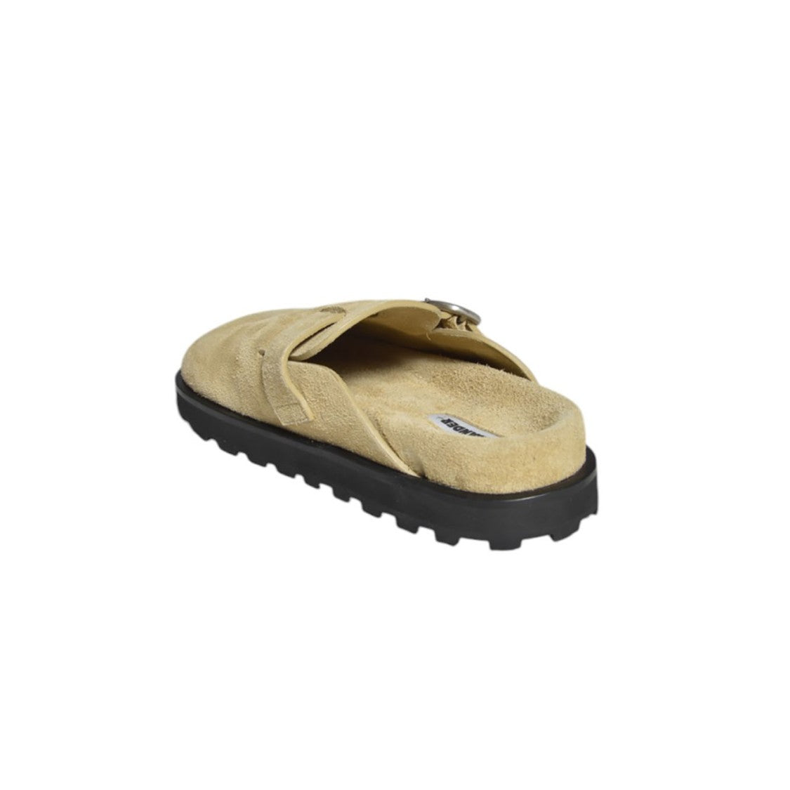 Jil Sander Camel Suede Flat Sabot