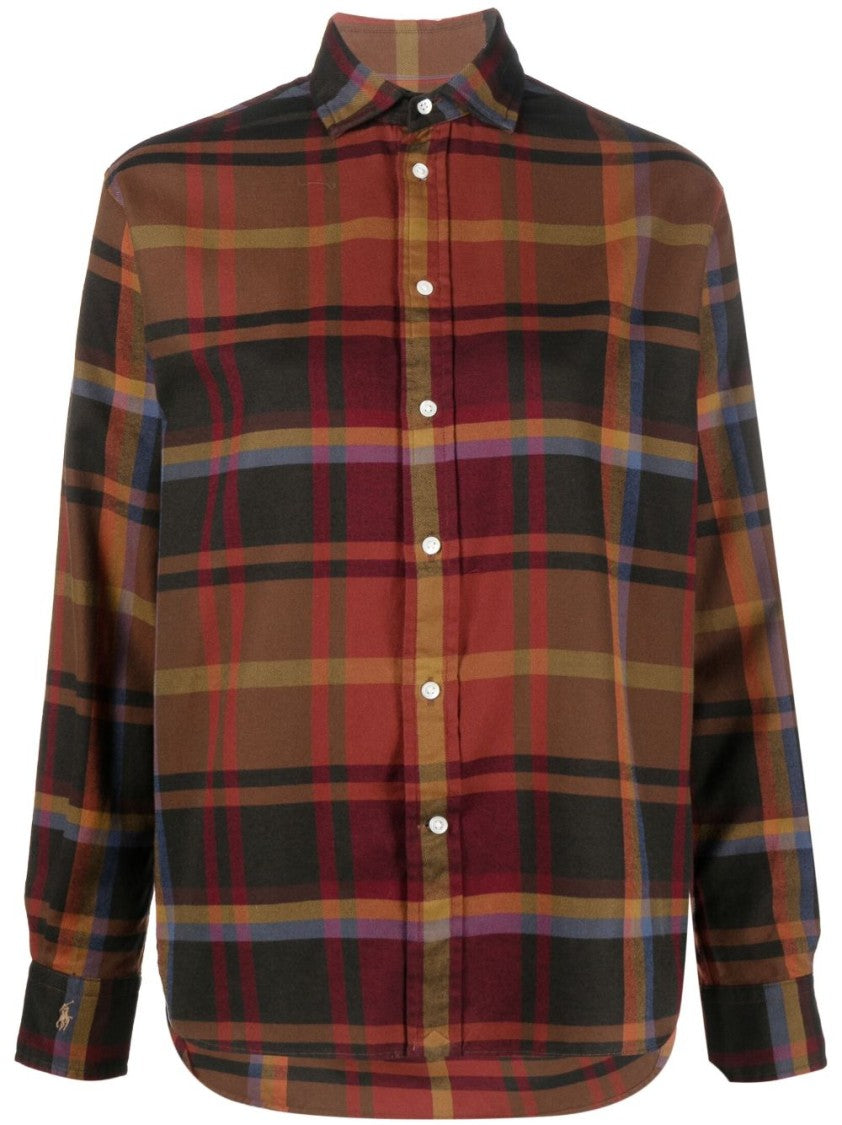 Polo Ralph Lauren Check Print Red Shirt