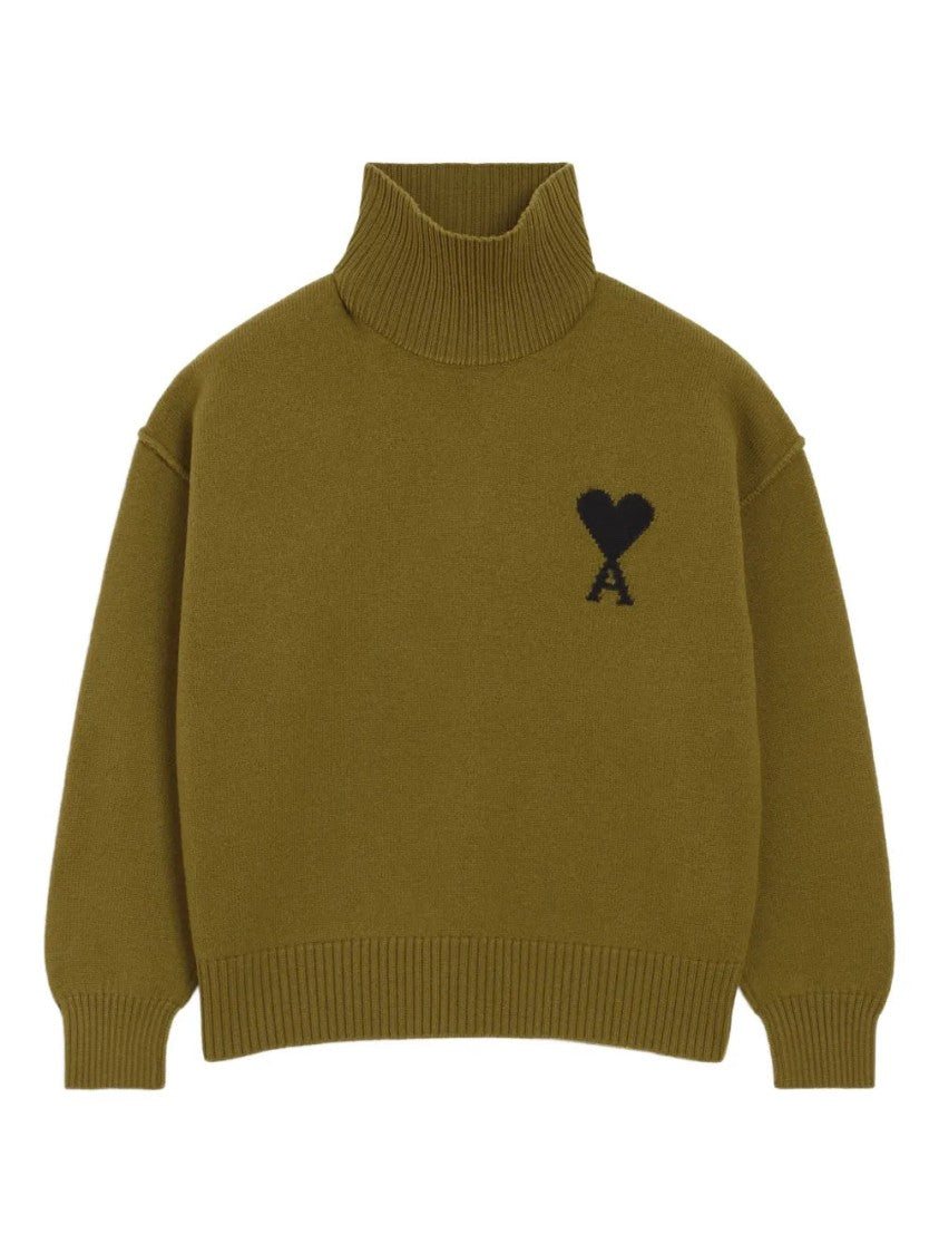 Ami Funnel Neck Sweater